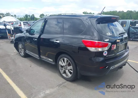 2013 Nissan Pathfinder Platinum from USA, damaged, VIN 5N1AR2MM7DC658028